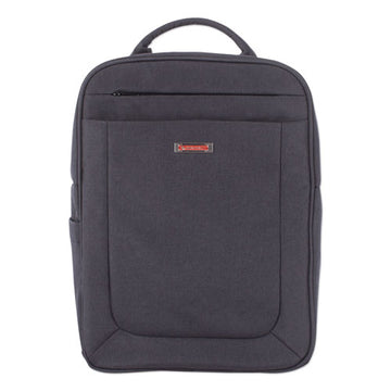 Swiss Mobility Cadence 2 Section Business Backpack, For Laptops 15.6", 6" X 6" X 17", Charcoal freeshipping - TVN Wholesale